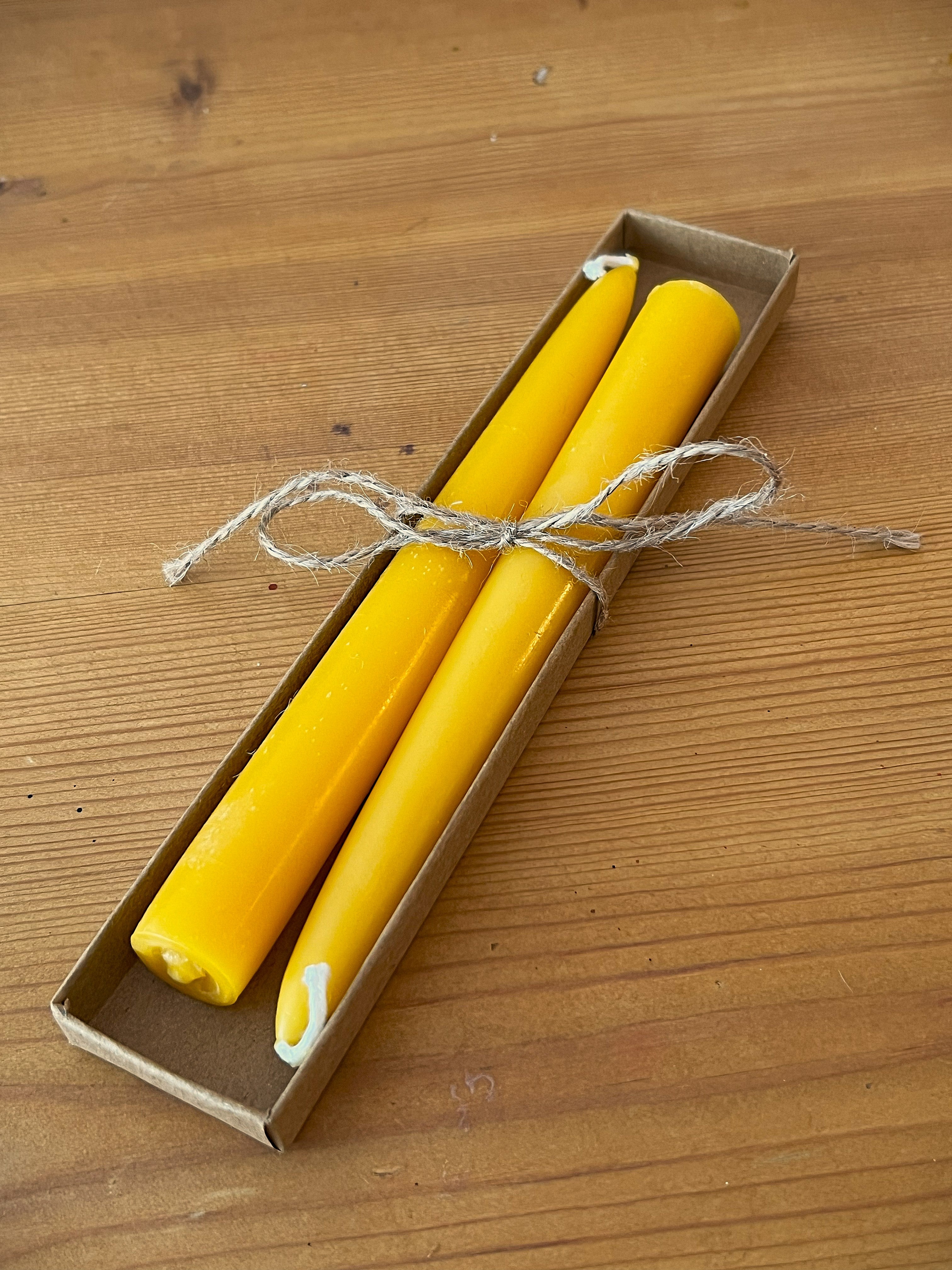 Beeswax dinner candles