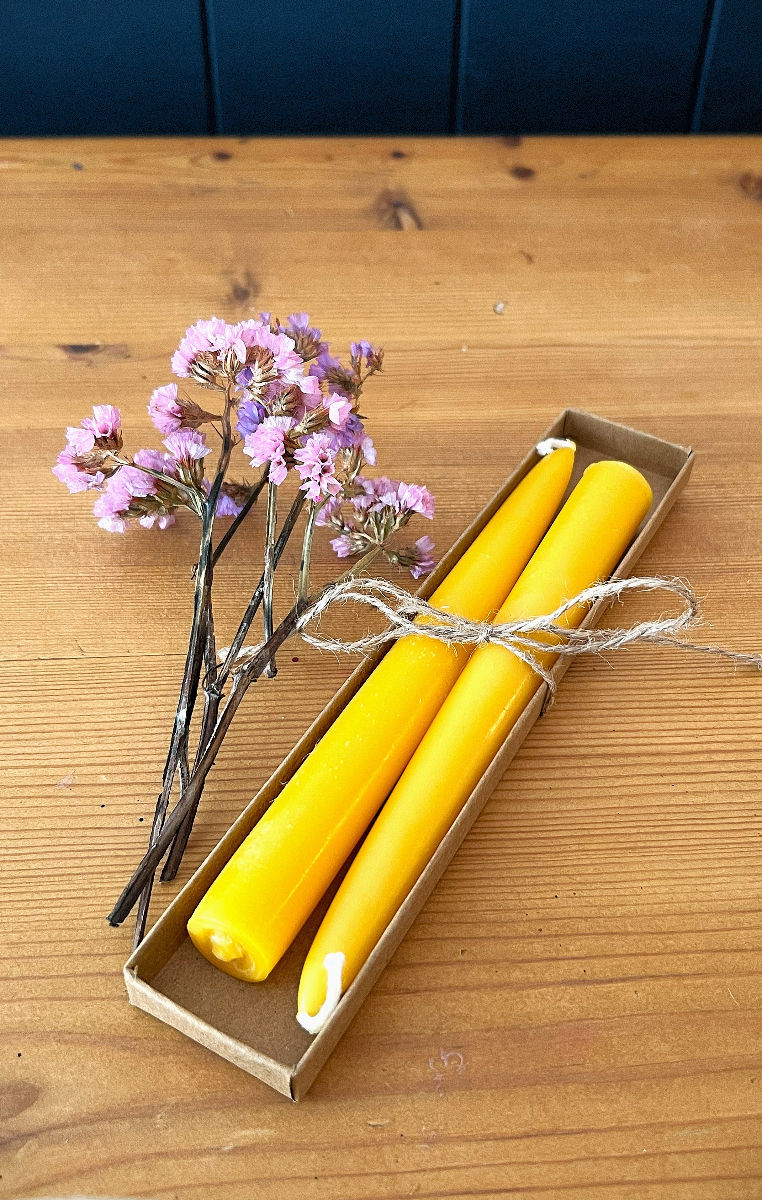Beeswax dinner candles
